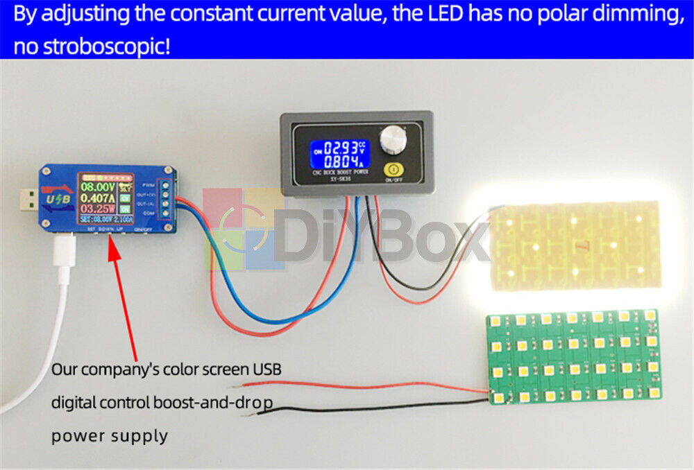 Adjustable Buck Boost DC Voltage Regulator Solar Charging Power Supply Module 5V