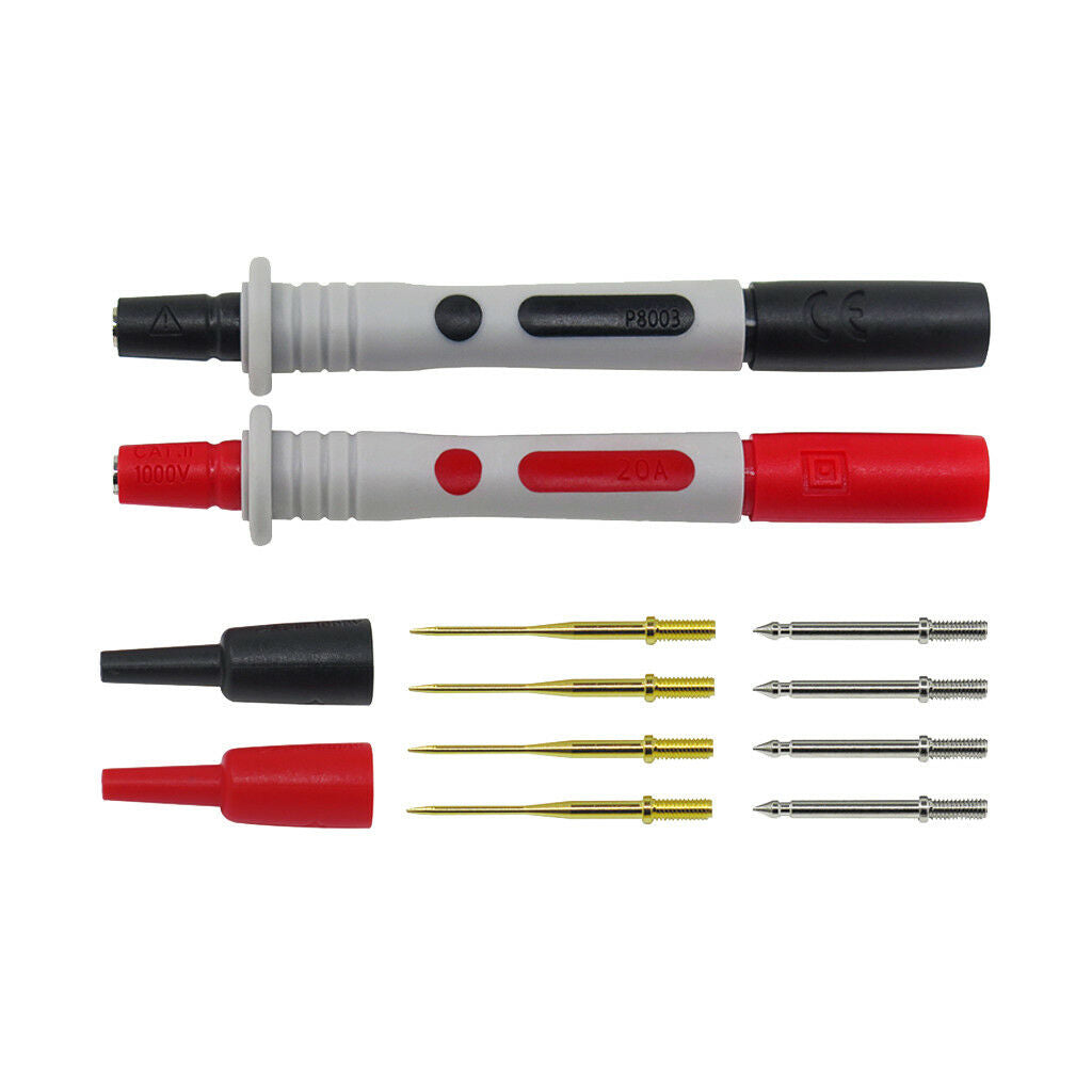 Universal Test Probe Wire Pen with Extra Probe Tips For Digital Multimeter