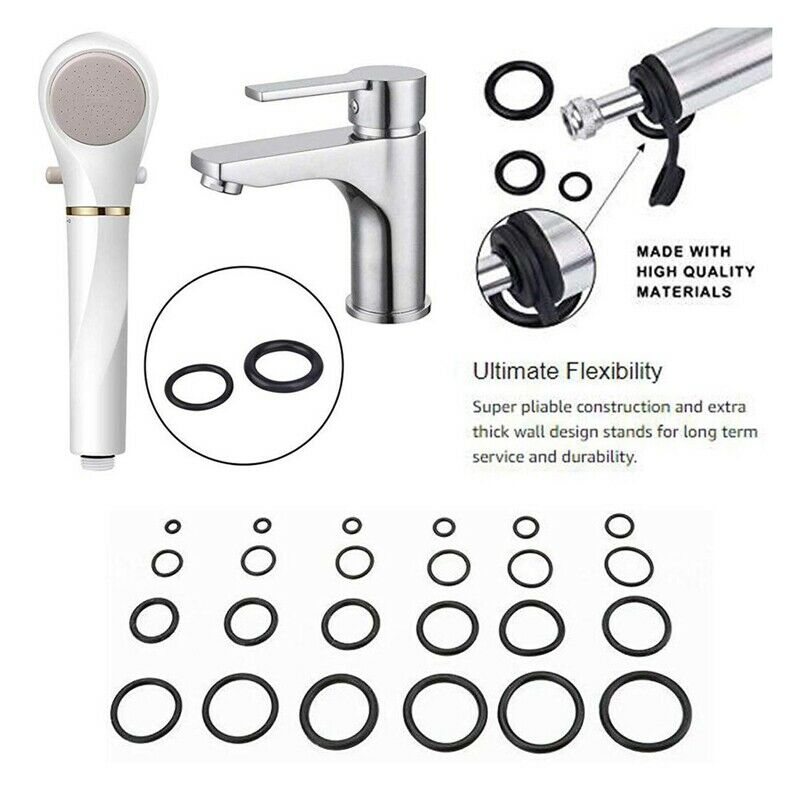 2X(740Pcs Rubber O- Kit 24 Sizes Seals for Garages, Ordinary Plumbers W1K5)