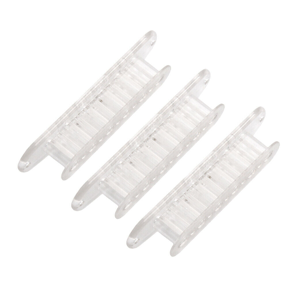Single Coil Screw Side Guitar Pickup 52mm Pole Transparent Clear