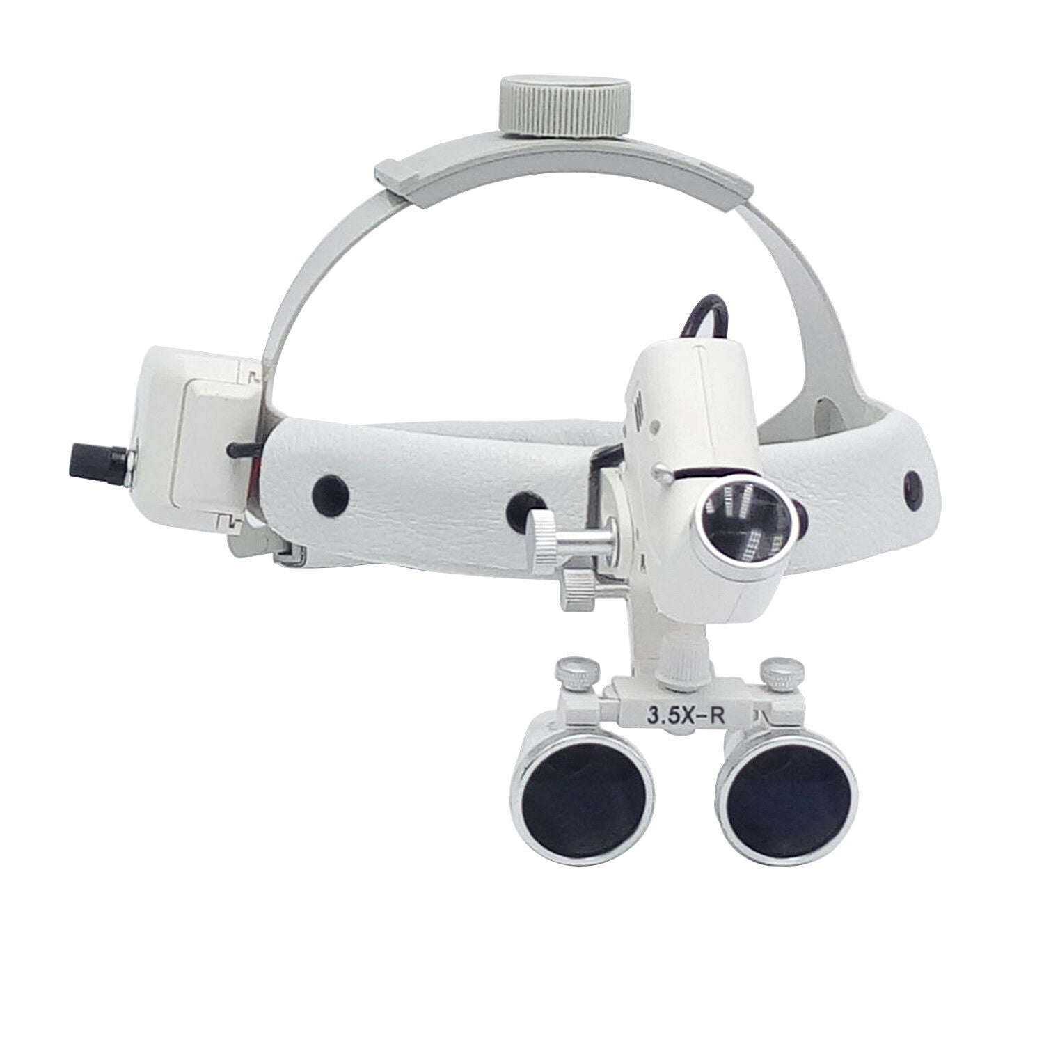Surgical Medical LED Headlight Headband Binocular Loupes Dental 65000lux