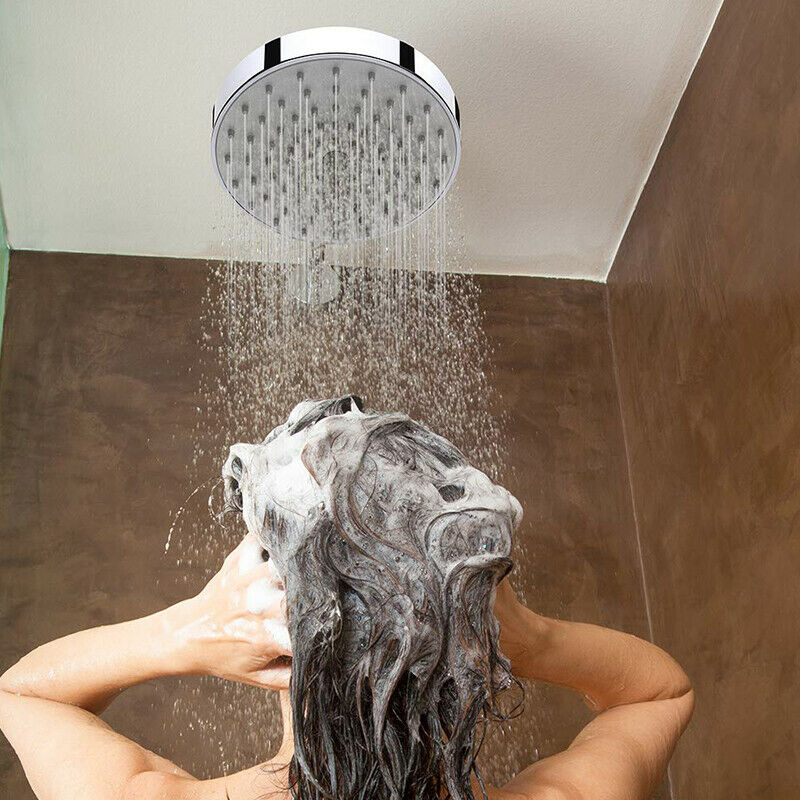 Shower Head 6 Inch Anti-Leak Anti-Clog Fixed Rain Showerhead Rainfall Spray ReA2