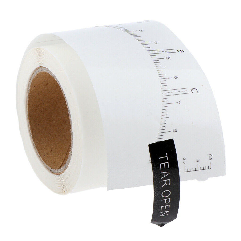 1 Roll Disposable Microblading Eyebrow Measure Ruler Stickers Makeup Tool