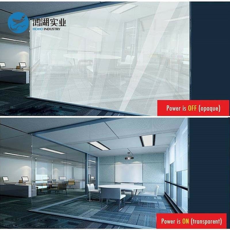 390mmx1680mm White PDLC Smart Film Electrochromic Film Switchable film