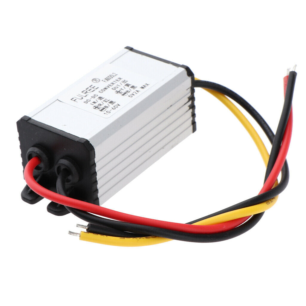 1 Pack 10-60V to 5V 2A 10W Buck Voltage Converter  Volt Regulator