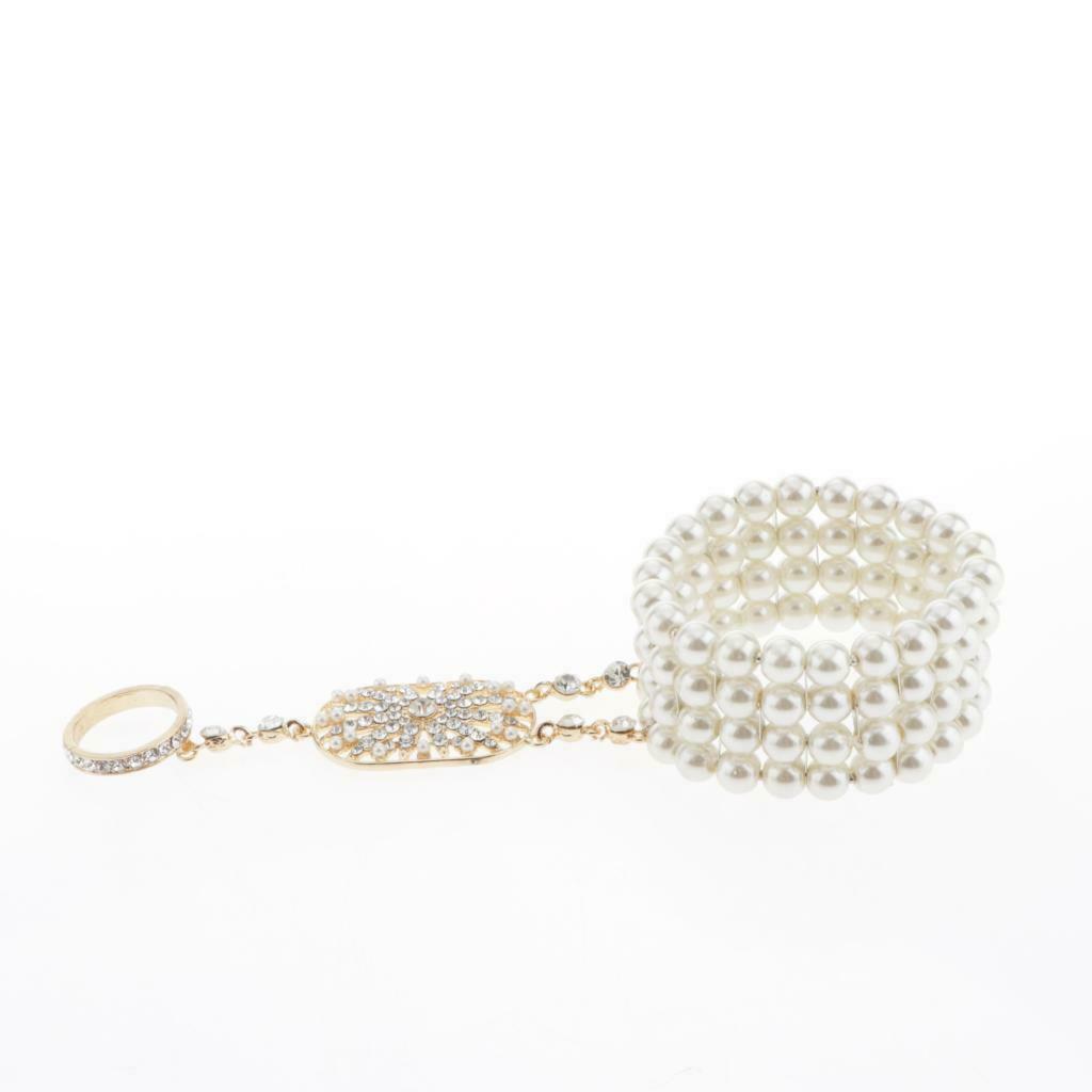 Retro Style 1920s Flapper Headband Hairband Crystal Crown Headdress Party