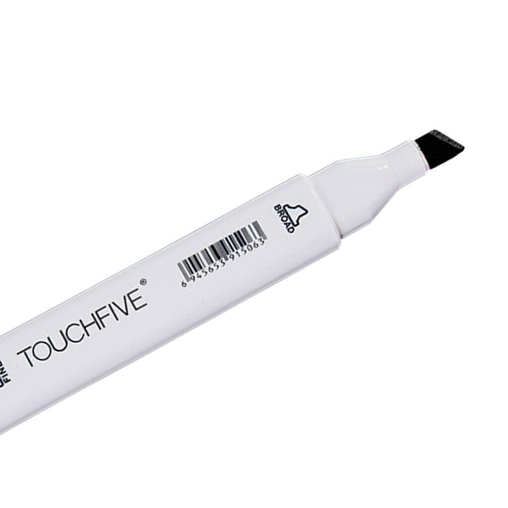 Dual Tips Permanent Marker Pen Alcohol Based Markers Black