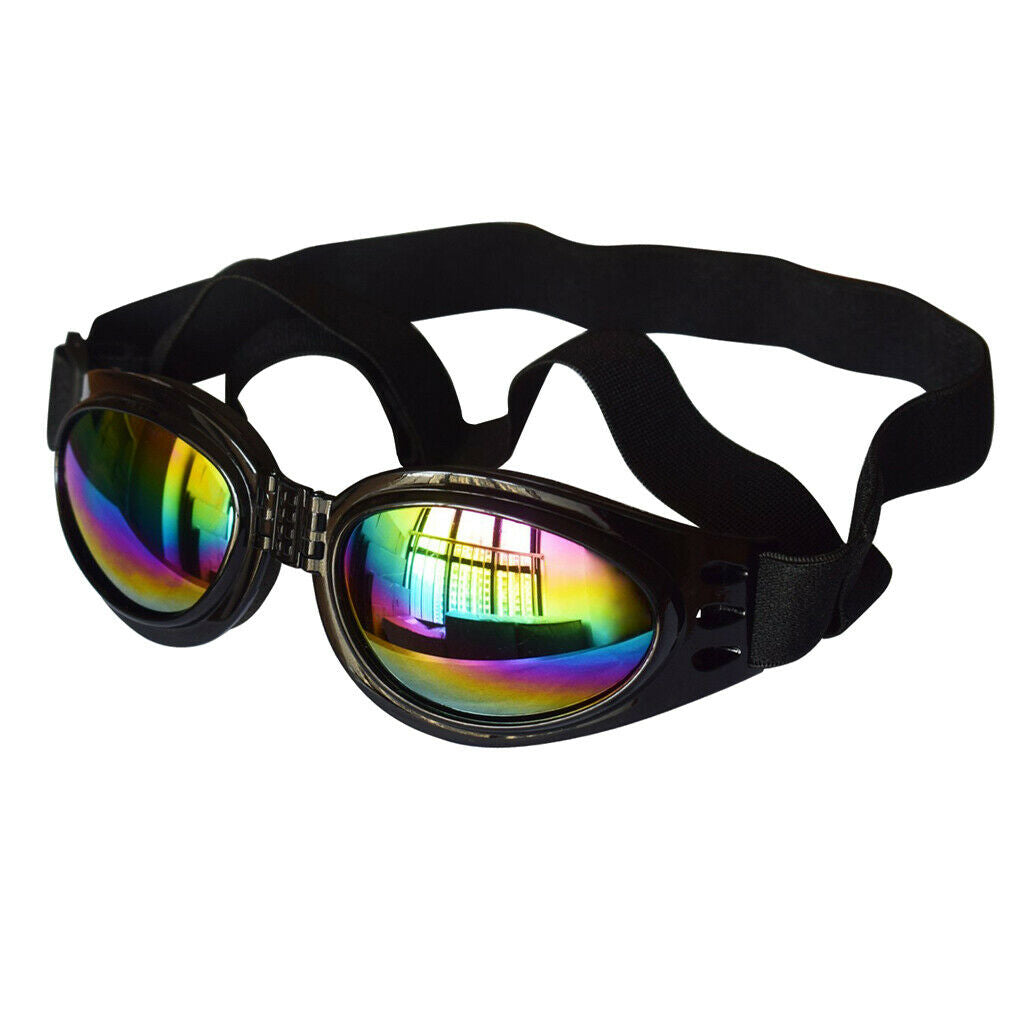 Adjustable Pet Sunglasses Windproof Waterproof Eye Wear Protection