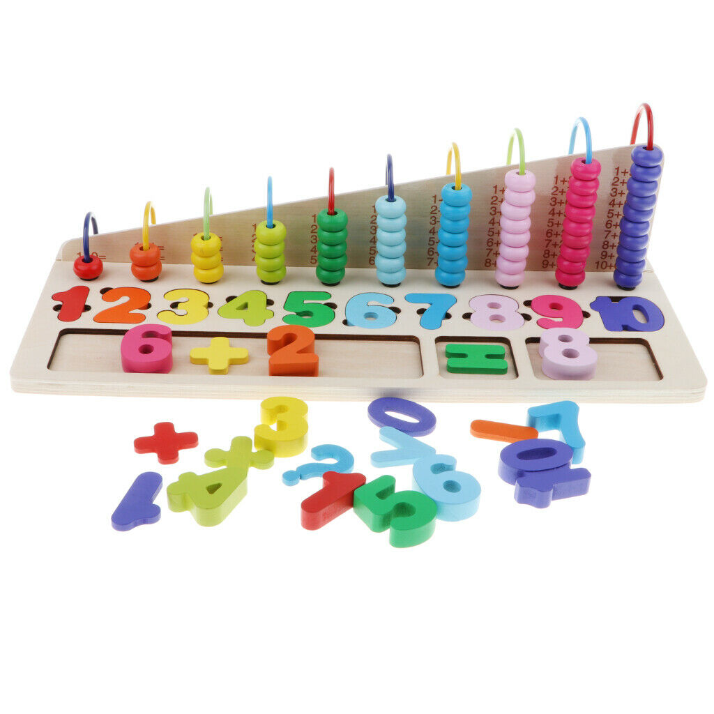 Educational Toys Mathematical Calculation Frame of 10 Sticks 23 * 18 * 14cm
