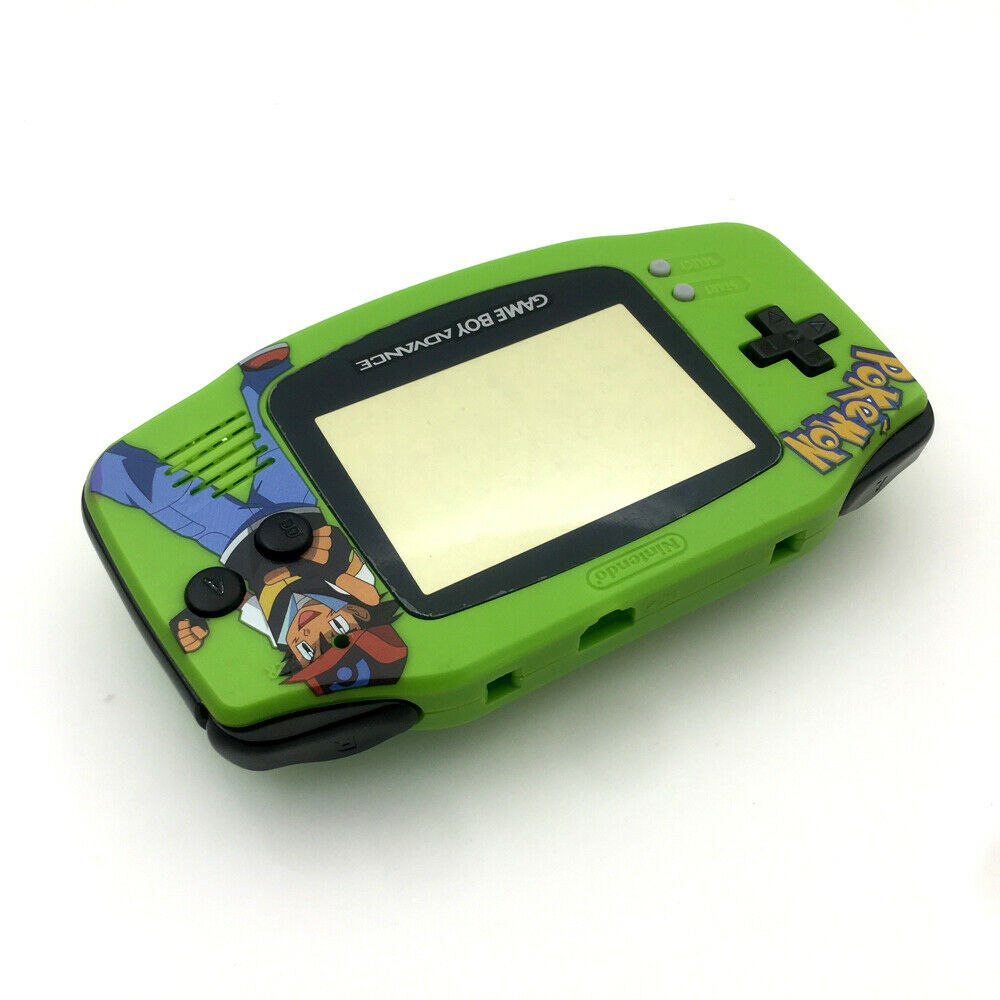 Pokemen Green GBA Shell Housing Case Cover For Nintendo Game Boy Advance console