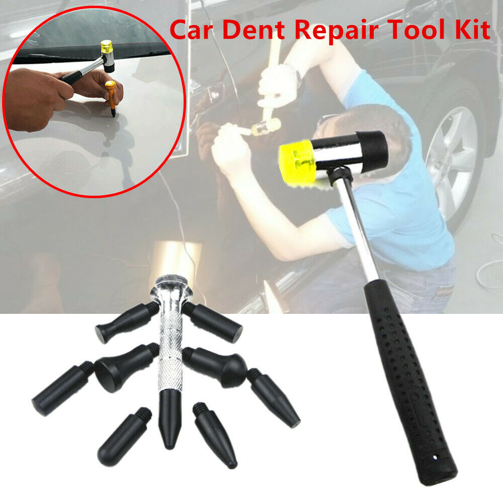 Car Dent Repair Tool Depression Scratch Repair Flattening Pen and Rubber Hammer