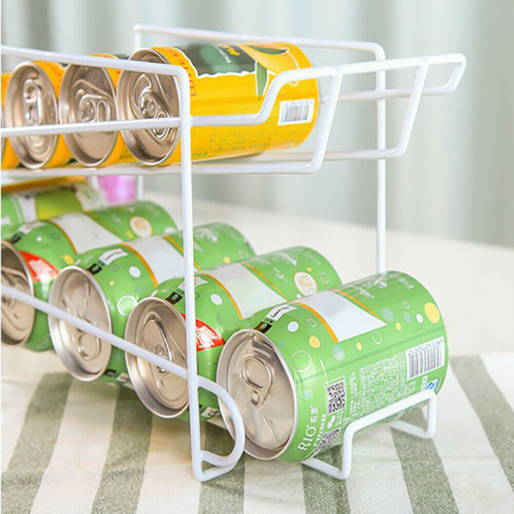 Beverage Beer Cola Cans Kitchen Storage Double-Layer Shelf Desktop Storage Rack