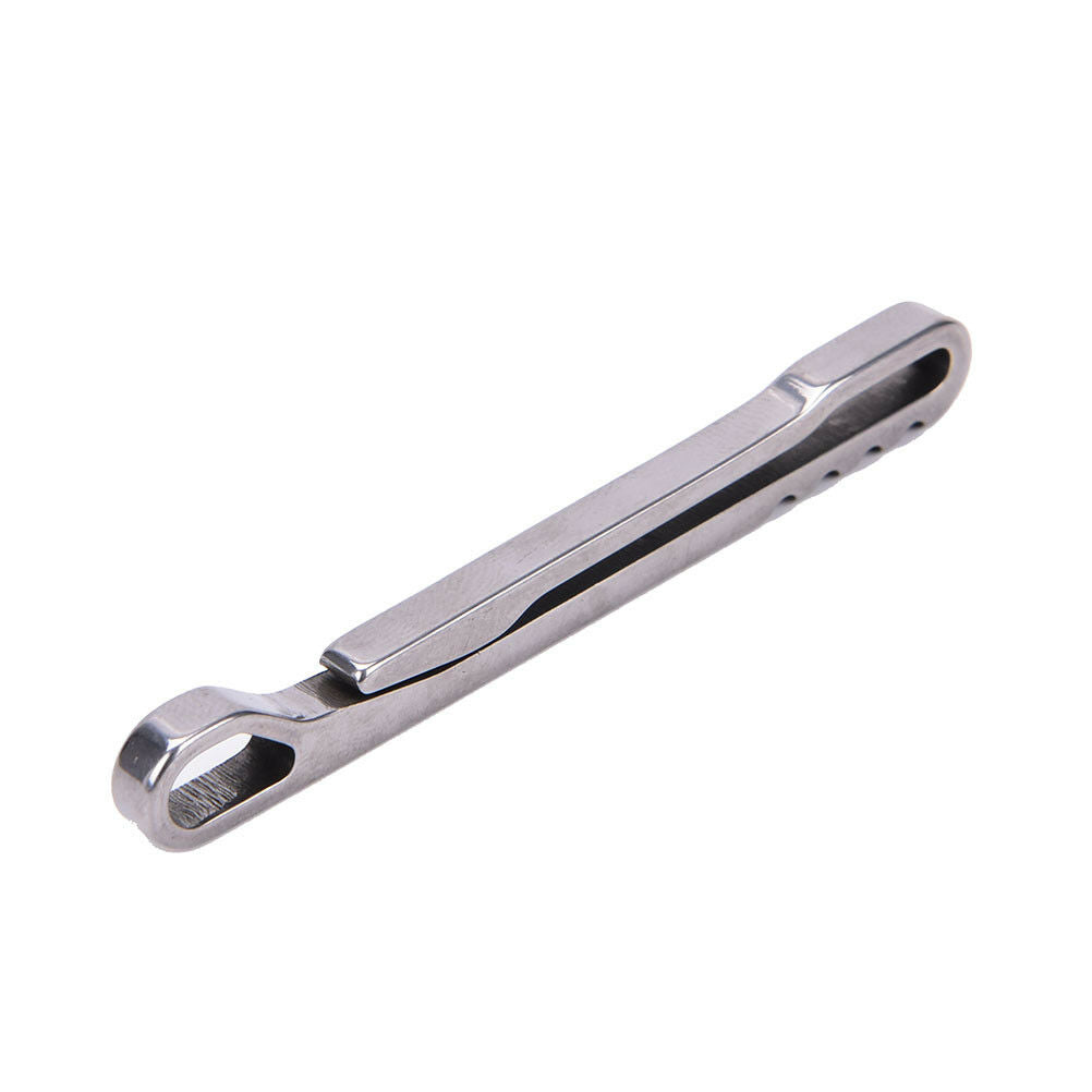 Stainless steel Pocket Suspension Clip EDC Keys Tools Keychain Load Holde.l8