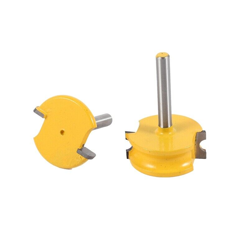 2 Pcs 8Mm Shank Canoe Flute And Bead Router Bit Set Woodworking Cemented CarbiA7