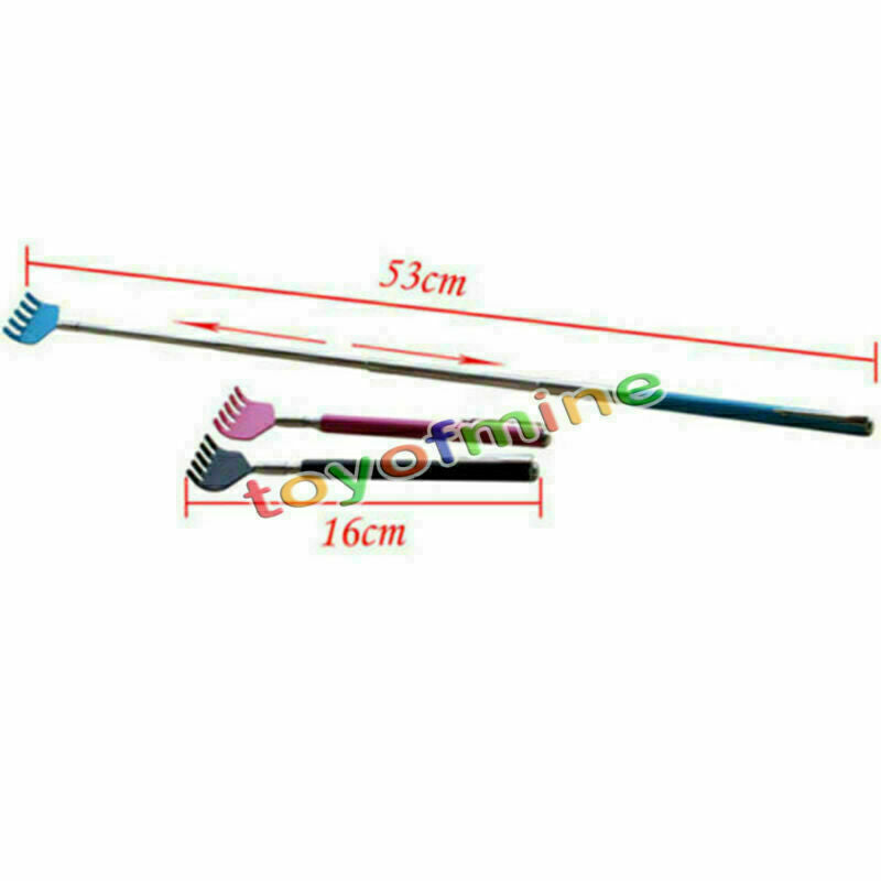 Telescopic Portable Extendable Metal Back Scratcher Massager Handle new