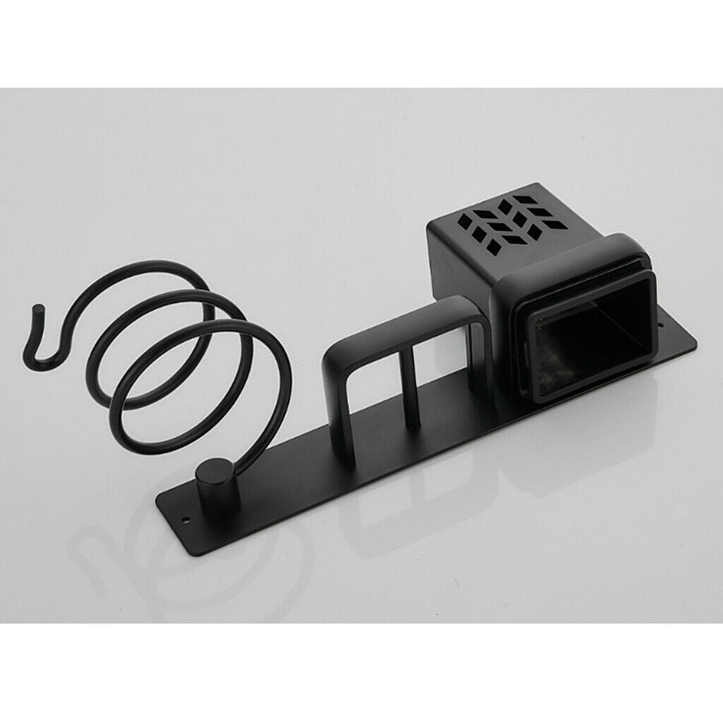 Portable Bathroom Hair Dryer Holder Rack Multi-Functional for Diffuser Tools