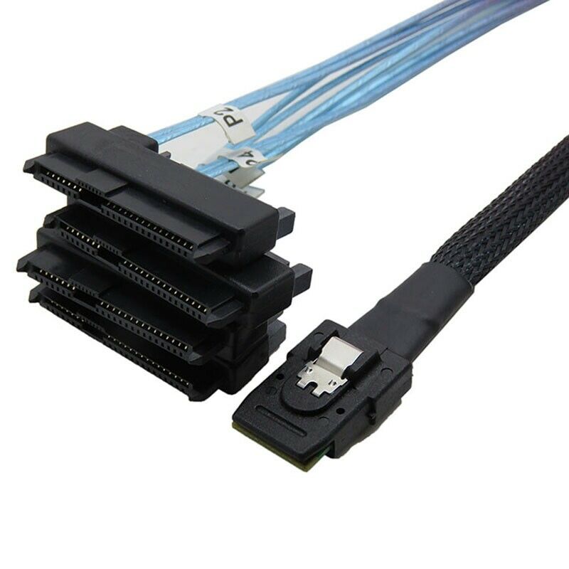 Mini SATA Power Cable SAS36P SFF-8087 to SFF-8482 SAS29+15P Connector Cable 4 S8