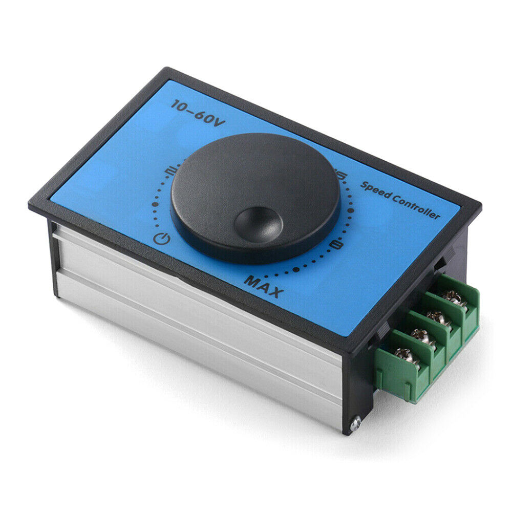 Pwm Dc Motor Speed Controller Soft Start Switch Dc 10-60V 12V 24V 48V 20A