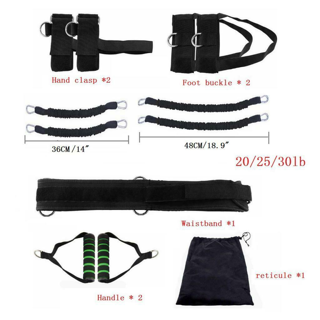 Speed Strength Agility Training Strap Boxing Training Resistance Band 30lbs