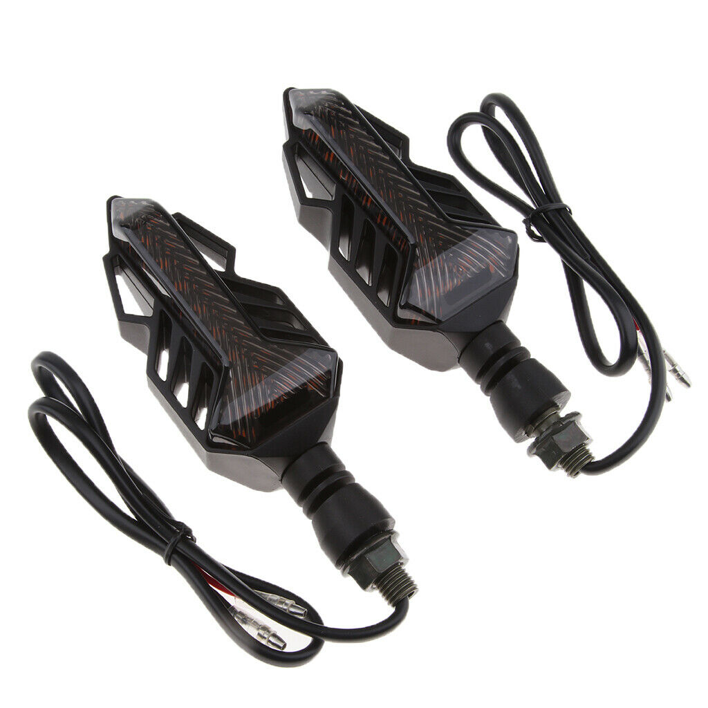 2pcs LED Universal Motorcycle Turning Signal Lamp Flash Light Lamp 12V