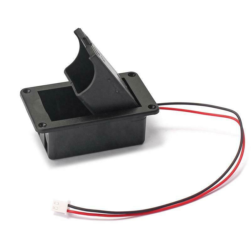 1PC 9V Battery Holder Case Box Cover For Guitar Bass Active Pickup Connector