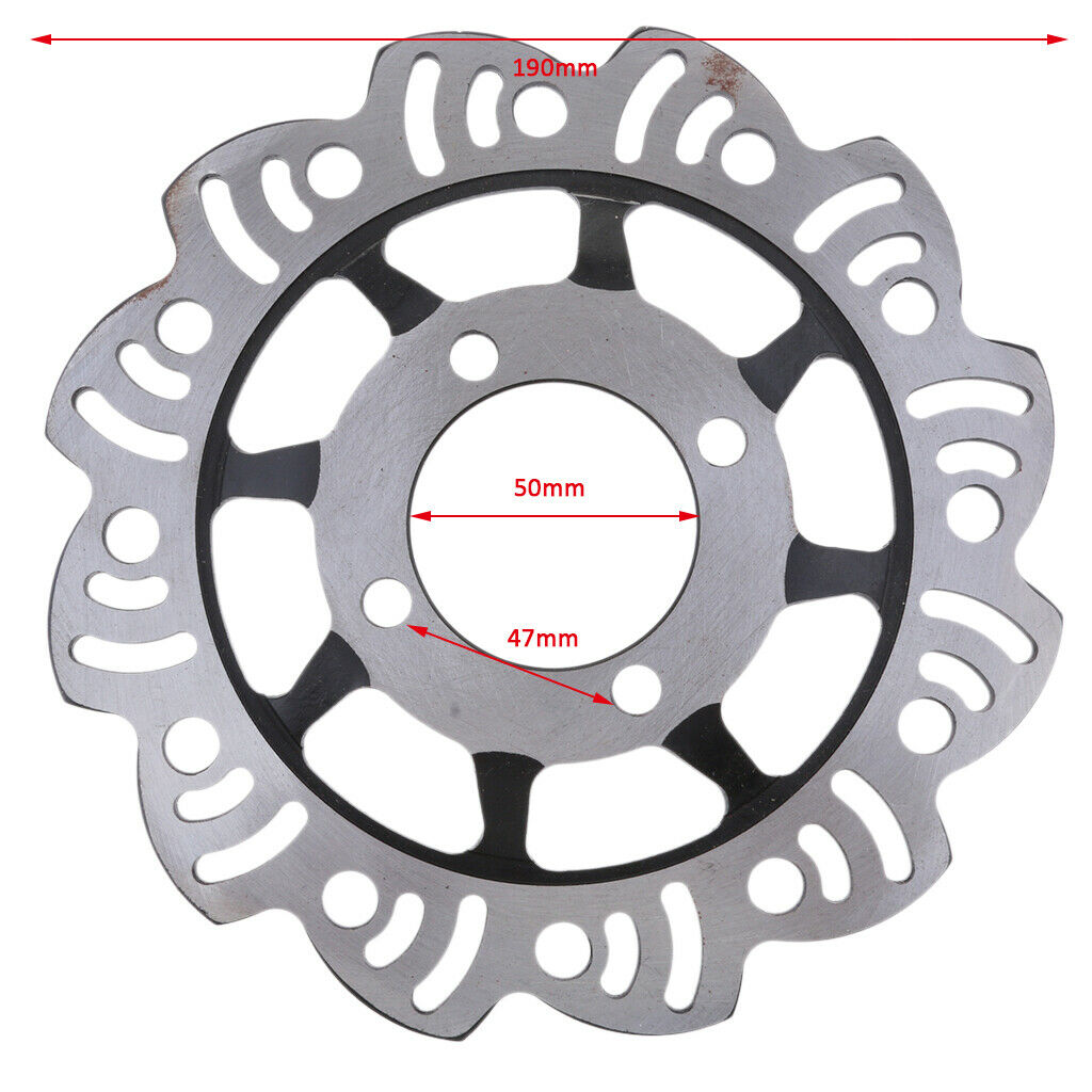Brake Caliper Disc Disk Rotor for 90/110/125cc Trail Quad Dirt Bike