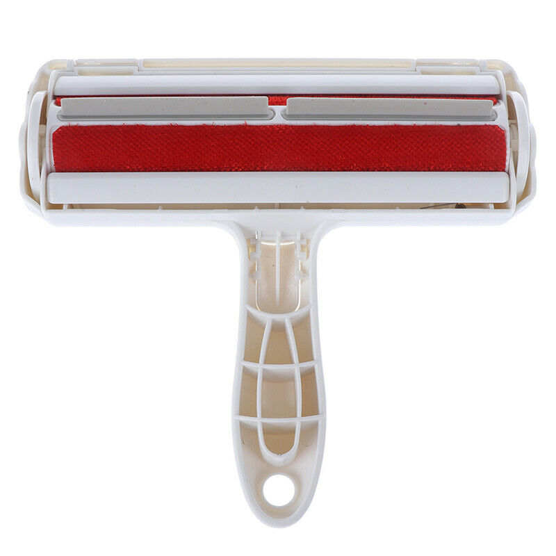 Self-cleaning Pet hair remover Handheld Tool 2-Way Roller Dog Cat Removing Gy