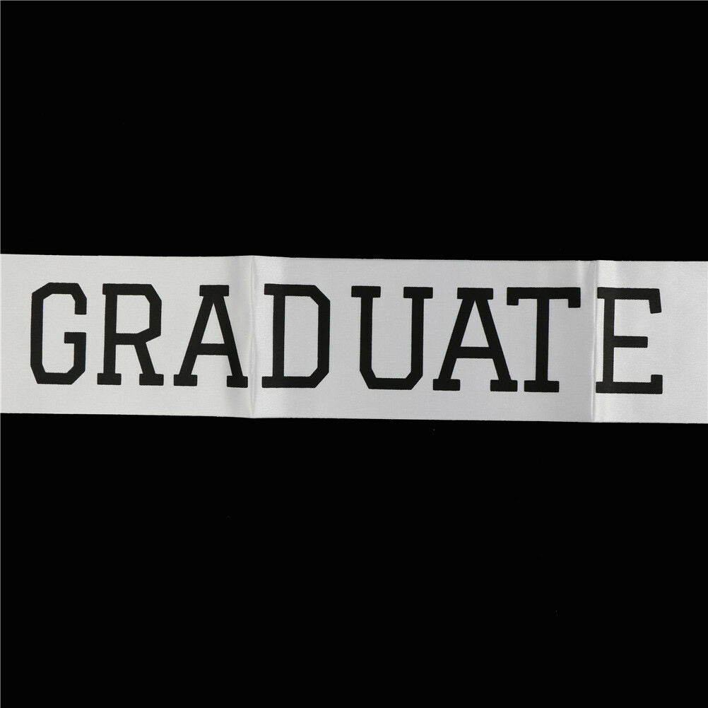 1Pc Graduated Satin Sash Graduate Gift Celebration Party Photo booth Prop.l8