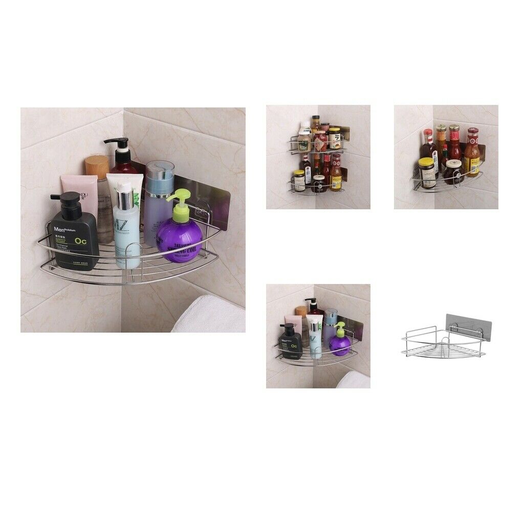 Shower Caddy Corner Shower Basket Stainless Steel Bathroom Shower Organizer