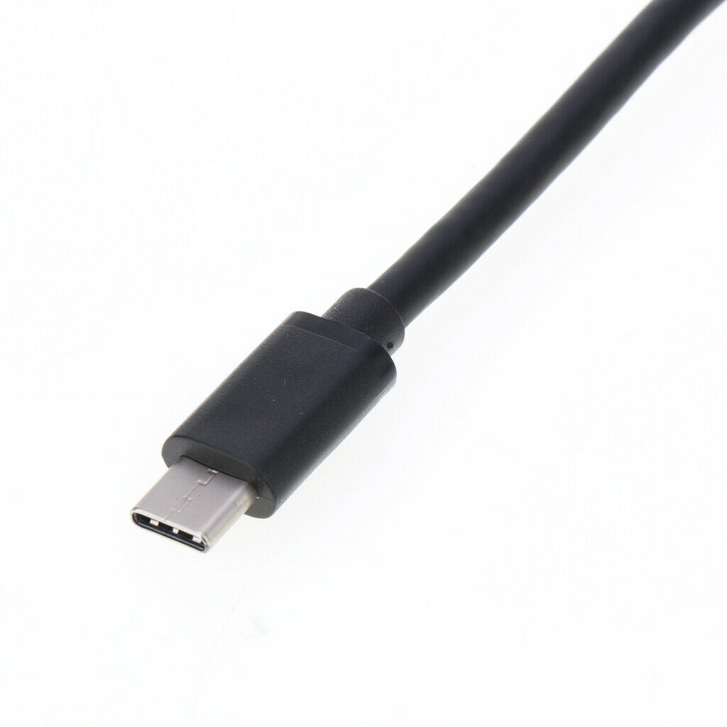 Portable Practical 30cm Type-C to USB 3.0 Charging/Data Sync Cable Black