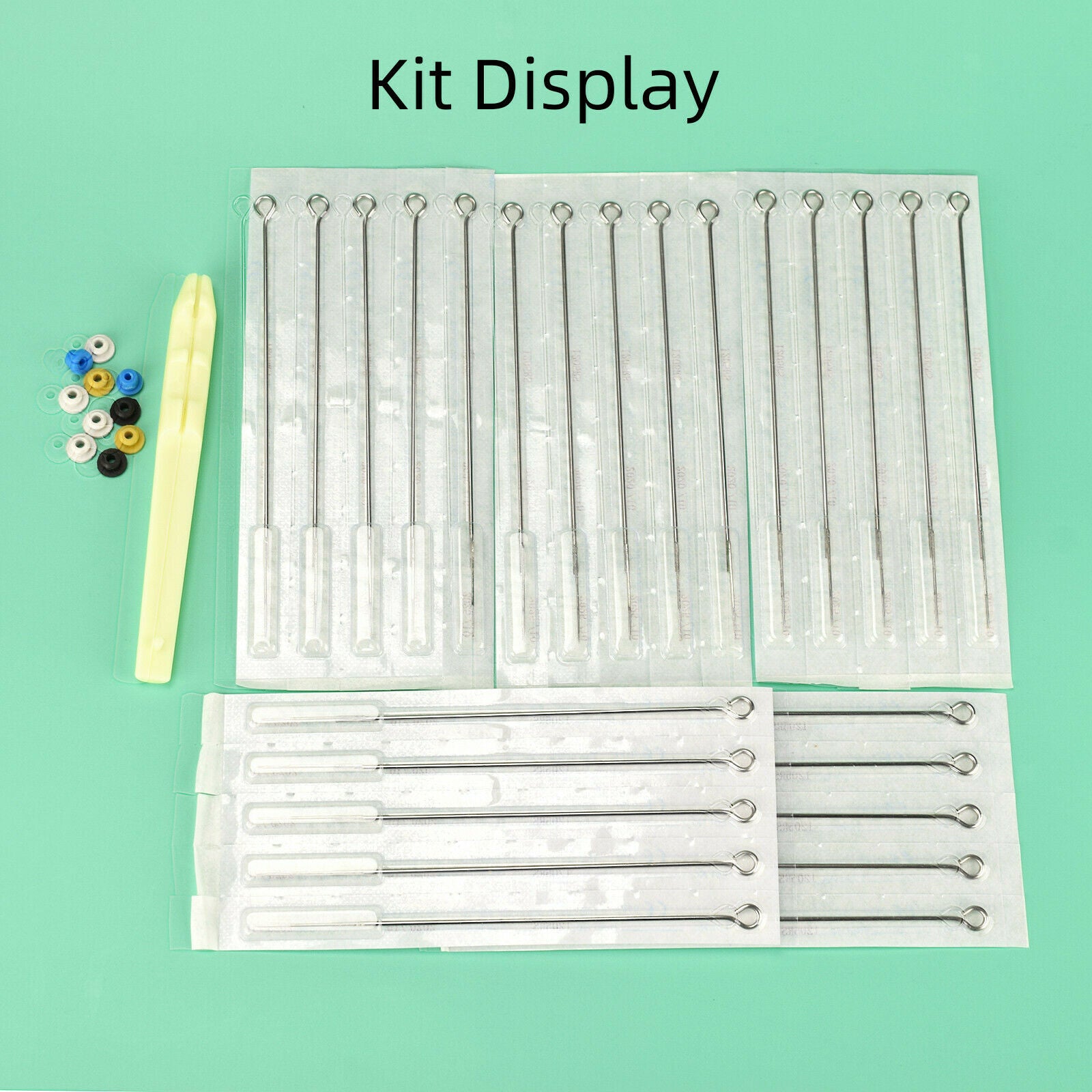 Hand Poke Stick Tattoo Kit with 10 Grommets DIY Tool for Tattooing Artists