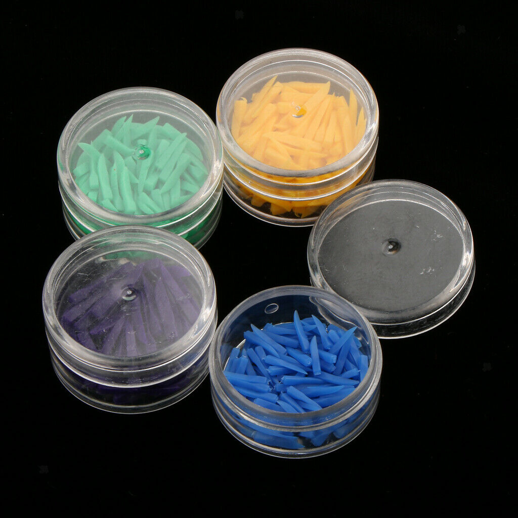 Bulk Lot 400 Pieces 4 Sizes Dental Disposable Teeth Diastema Wedges with Box