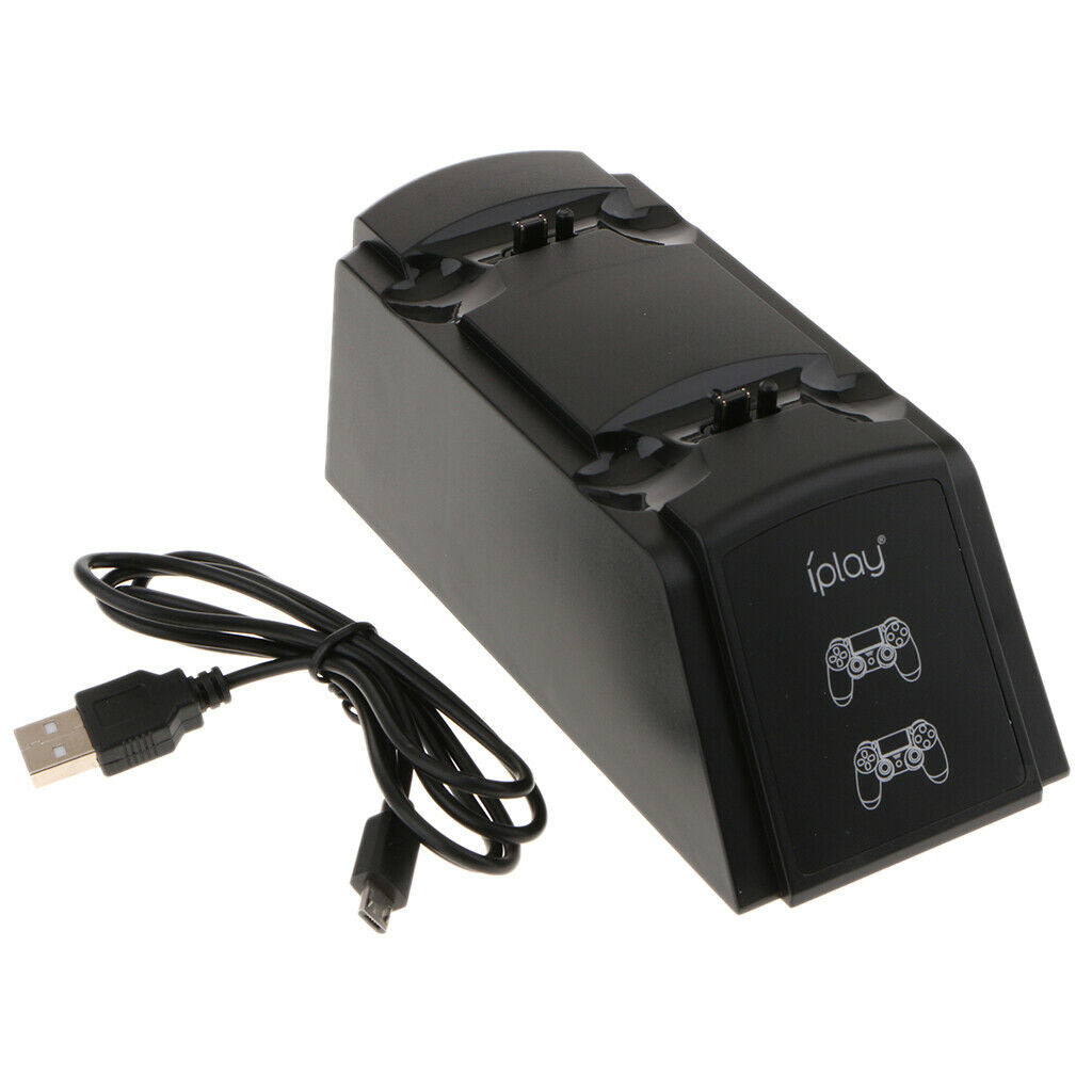For PS4 Controller Charger Charging Dock Station Dual USB Fast Charging Stand &