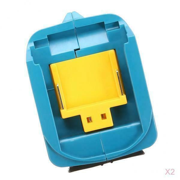 2x Blue USB Adaptor for  DEAADP05 Li-Ion 14.4V 18V LXT Batteries Charger