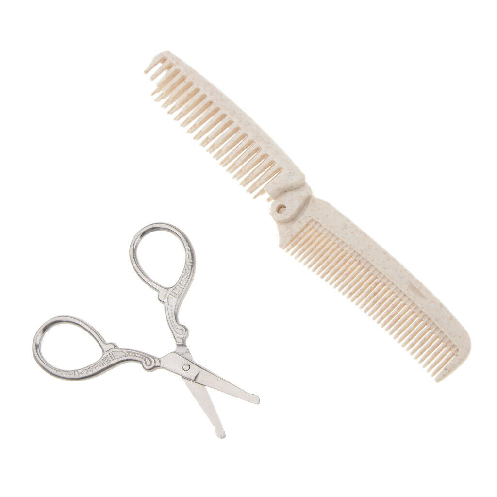 2pcs/set Professional Hair Styling Hair Comb Hair Cutting Scissors Tools Kit #5