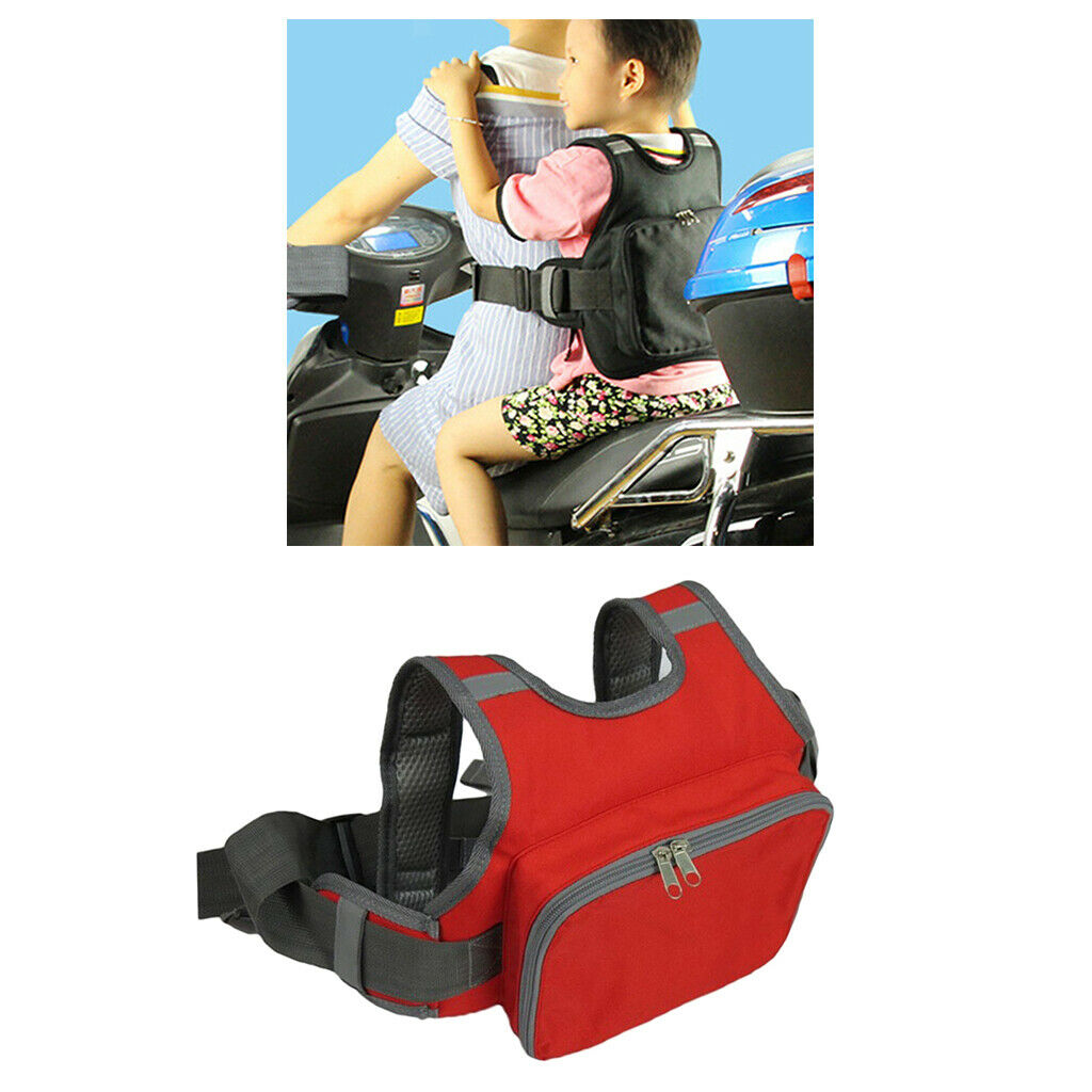 2x Bicycle Children Safety Belt Adjustable Drop Protection Protective Gears