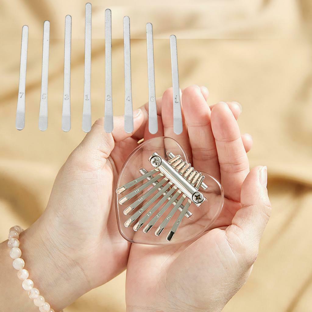 Kalimba 8 Key DIY Thumb Piano Steel Keys Accessories DIY