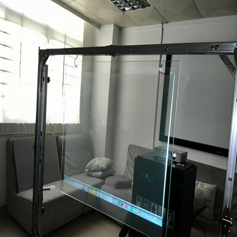 Clear Self Adhesive Holographic Rear Projection Screen Material Vinyl film
