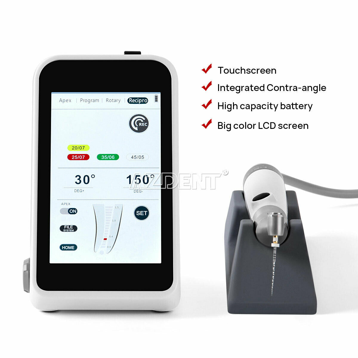 Dental Endodontic Endo Motor Forward And Reverse With Apex Locator Touch Screen
