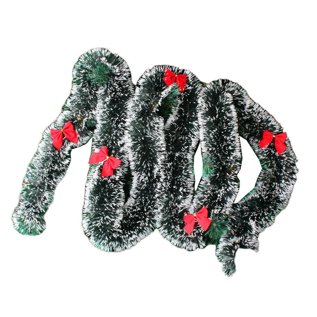 Set of 5 Festival Hanging Ribbon Christmas Paper Garland Ceiling Window