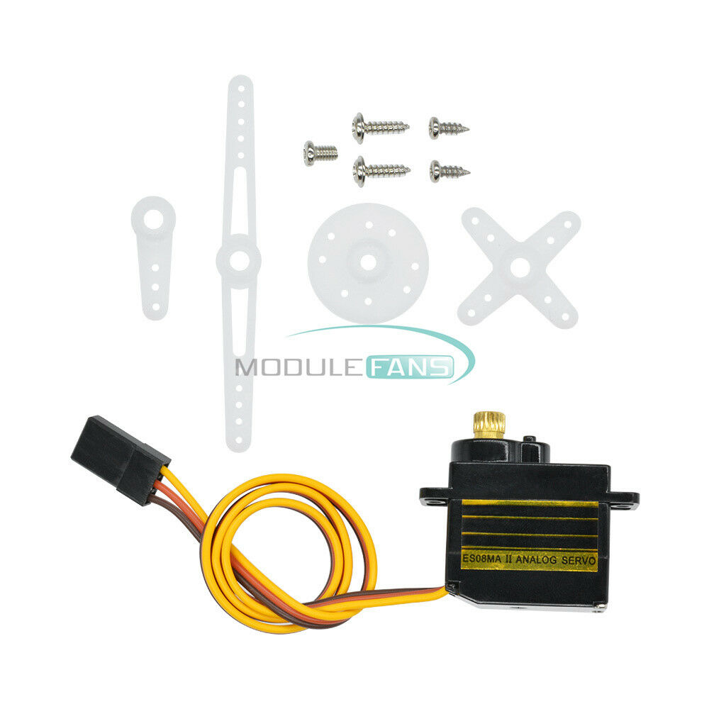 ES08MA II 12g/ 2.0kg Mini Metal ES08 Gear Servo High-speed Upgrade mg90