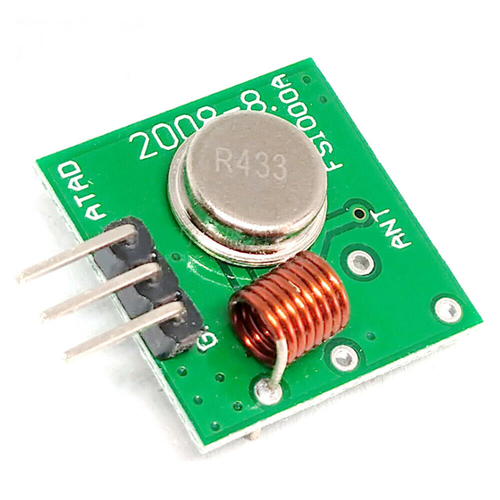 DC5V 433Mhz RF Wireless Transmitter Module Receiver Kit For Arduino Raspberry Pi