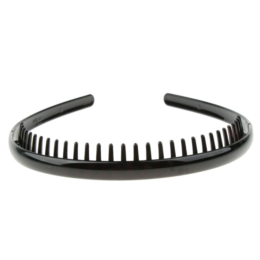 Non-slip Wavy Hairband Elastic Toothed Zigzag Hair Loop Headband Sports Casual