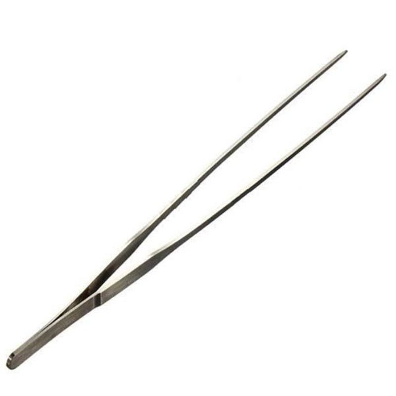 Aquarium Water Plant Shrimp Reef Tank Straight Tweezer Scissor Long 10.5.l8