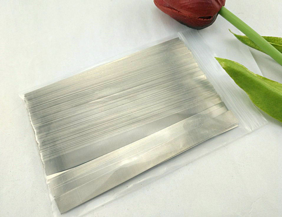 10 pcs Pure 99.96% Low Resistance Nickel Ni Metal Strap Sheet 8*0.15*100 mm
