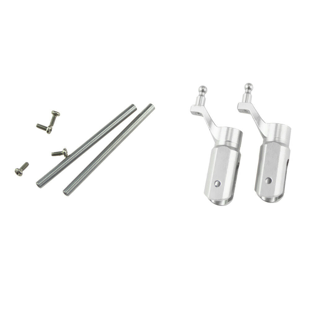 2Pcs RC Drone Parts Horizontal Axis Set and 2x Main Rotor Clip for WLtoys