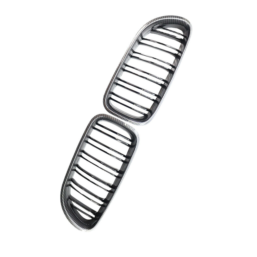 Front Kidney Double Line Grills Grille Fit For BMW F06 F12 F13
