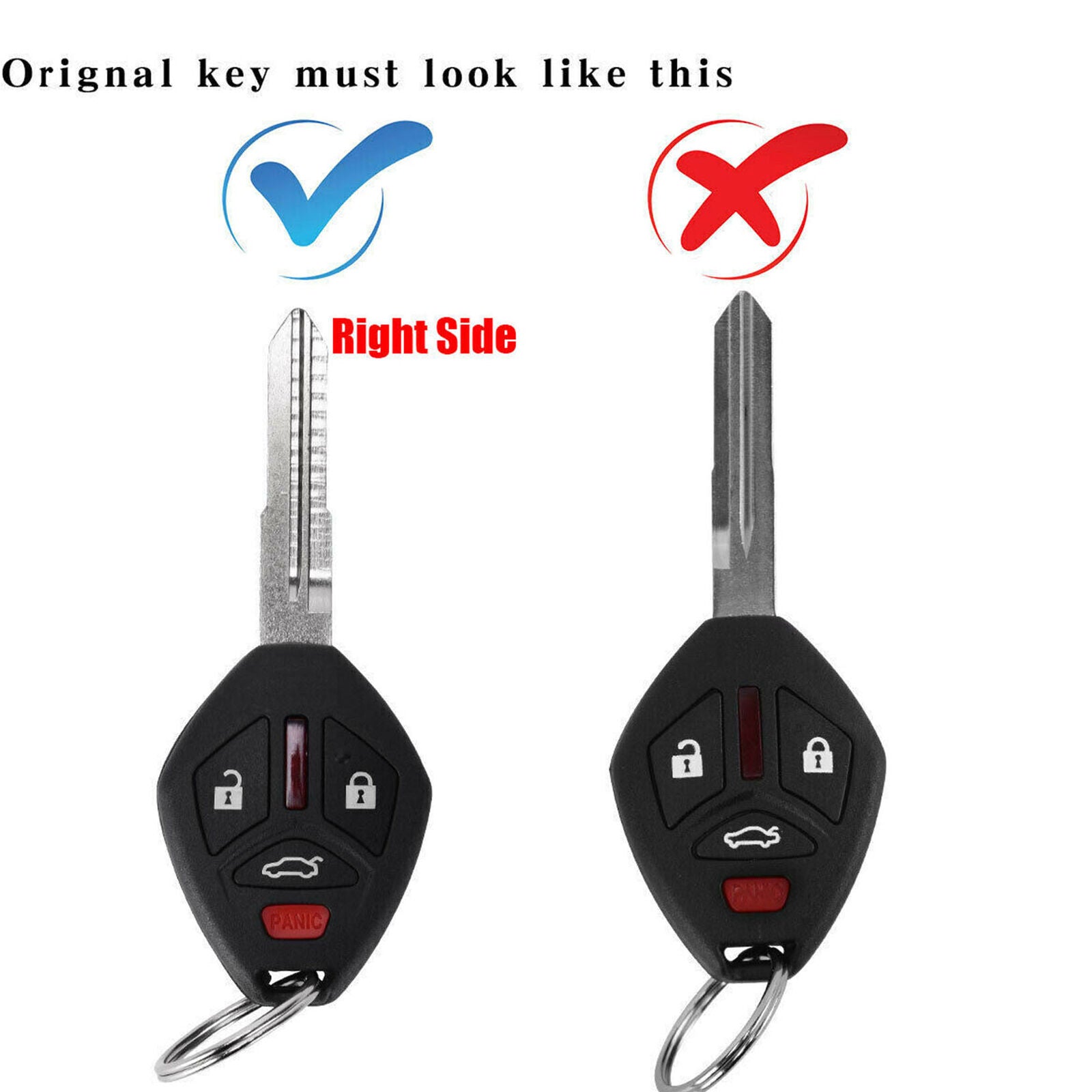 Replacement for 2006 2007 Mitsubishi Eclipse Key Fob Keyless Entry Car Remote