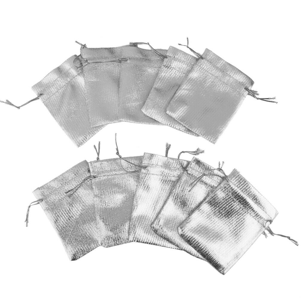 3.5x2.6 inch Organza Gift Bags 20Pcs Drawstring Gift Bags Sheer Organza Favor