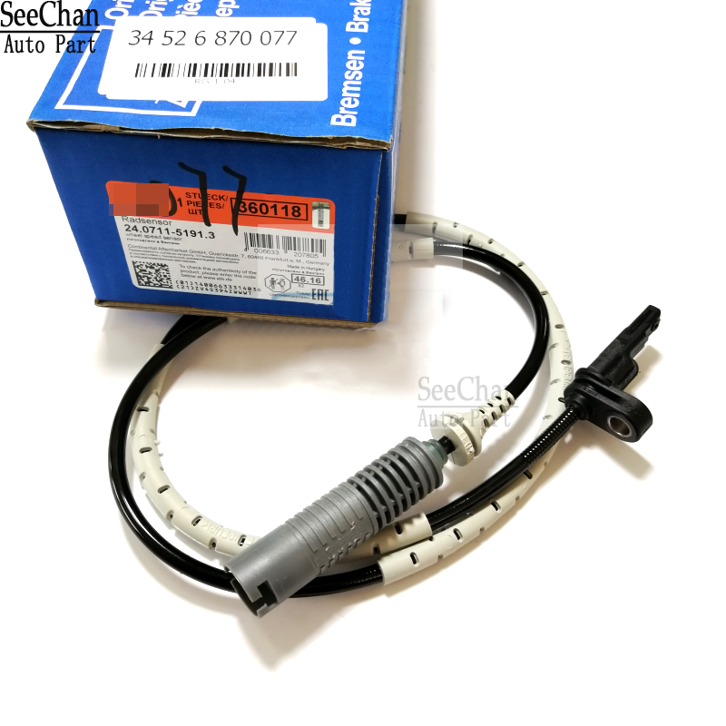 ABS Wheel Speed Sensor Rear Left&Right Fit for BMW 1 3 Series 07-13 34526870077